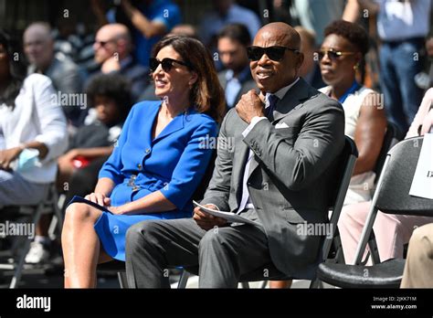 Governor Kathy Hochul And Mayor Eric Adams Make A Housing And Clean