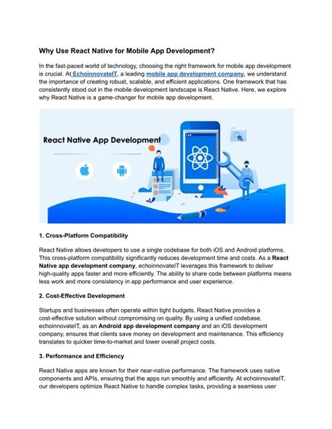Ppt Why Use React Native For Mobile App Development Powerpoint