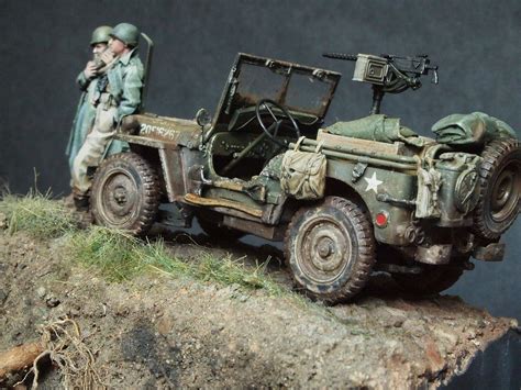 Modelarstwo Z Pasją • Zobacz Wątek Upadek Puma 1 35 Italeri Military Diorama Jeep Models