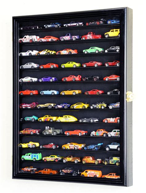 Hot Wheels Matchbox 164 Scale Diecast Display Case Cabinet Wall Rack W