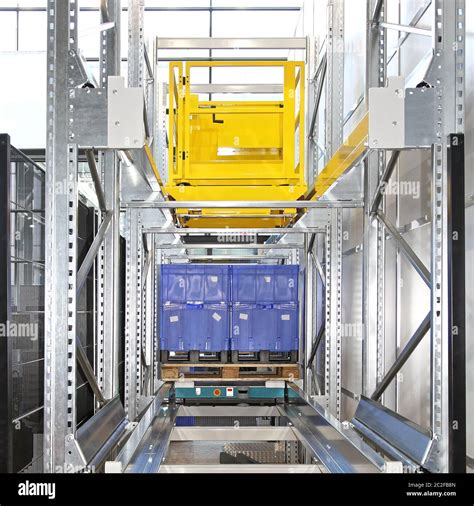 Automated Pallet Shuttle Storage And Retrieval System In Distribution