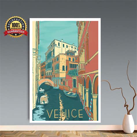 Vintage Venice Travel Poster