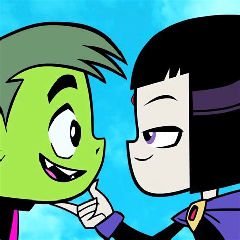 Couple Cartoon Cartoon Shows Cartoon Characters Raven Beast Boy