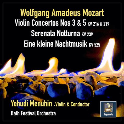 Mozart Violin Concertos Nos And Serenades Kv Kv