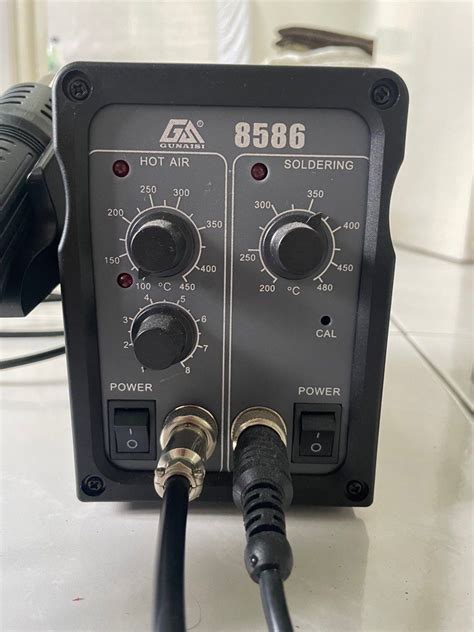 Gunaisi In Deg W Hot Air Desolder Rework Soldering Station Gun Iron Solder