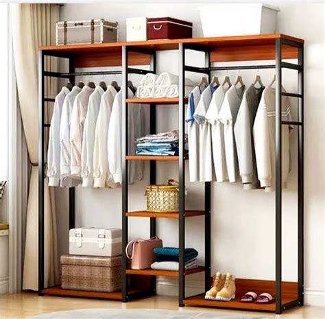 Silver Modern And Simple Cloth Rack Wardrobe Cabinet For Home At Rs 9500