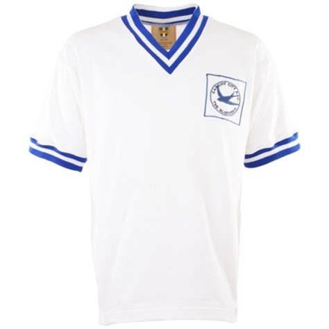 Cardiff City 1960s Away Retro Football Shirt TOFFS1519 Uksoccershop