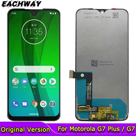 Original Moto G7 Plus For Motorola Moto G7 Lcd Display Touch Screen