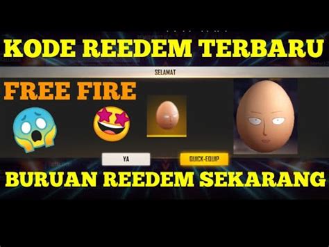 Buruan Reedem Sekarang Kode Reedem Terbaru Free Fire Berhadiah