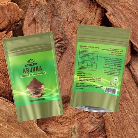 Arjuna Powder Actizeet Organic Arjuna Powder Grams