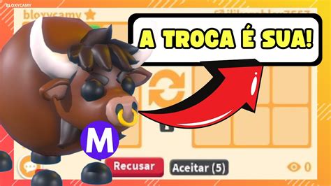 TROCA TOURO MEGA ADOPT ME PET GRATIS PARA VOCE YouTube