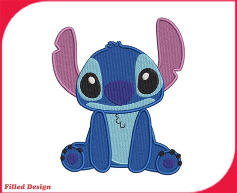 Lilo And Stitch Fill Embroidery Design 05 Instant Download Etsy