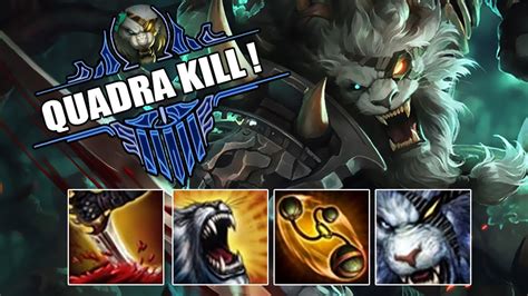 Rengar Montage Quadrakills Youtube