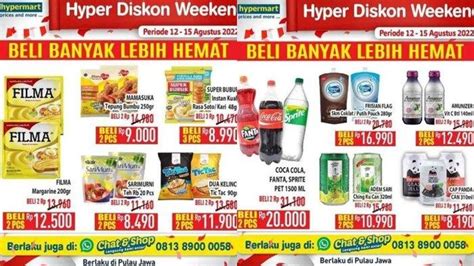 Promo Hypermart Hari Jumat Agustus Beli Minuman Bersoda