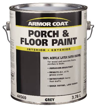 Armor Coat Grey Latex Satin Porch Floor Paint Accent Base 3 78 L