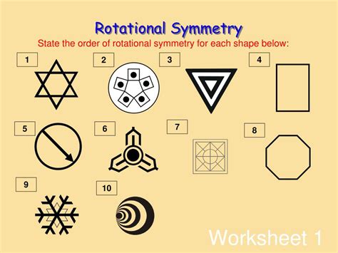Reflective And Rotational Symmetry Worksheet