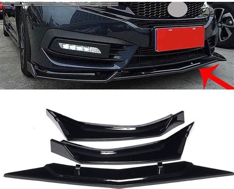 Auto Frontspoiler Frontstoßstange Splitter Lippe für Honda Civic 2016