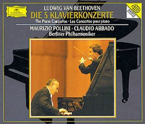 Comp Piano Concertos Pollini P Abbado Bpo Beethoven 1770 1827