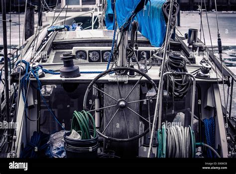 Rudder Of Boat Hi Res Stock Photography And Images Alamy