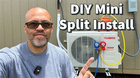 Turbro 12k Btu Ductless Mini Split Energy Star 23 Seer2 Installation Diy Mini Split Install