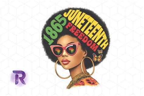 Juneteenth Black Woman Sublimation Png Graphic By Revelin Creative