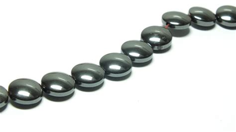 Man-made Hematite Coins 10mm - The Beadster