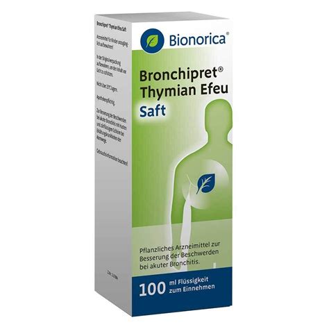 Bronchipret Thymian Efeu Ml Shop Apotheke