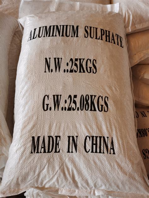 White Granular Non Ferric Aluminium Sulfate With Cas No