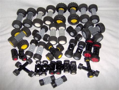 Vintage "LEGO WHEELS TIRES AXLES BULK LOT" 20-Sets / h-28 | #1737635687