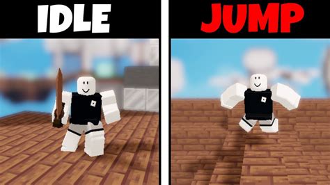 Using The Best Animation Combo In Roblox Bedwars Youtube