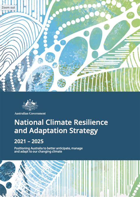 National Climate Resilience And Adaptation Strategy 20212025