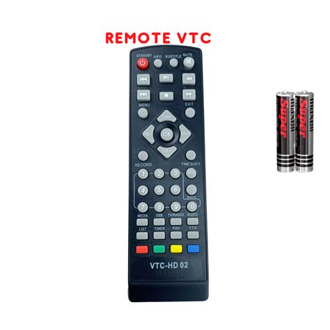 Remote điều Khiển đầu Kts Mặt đất Vtc Hd02 điều Khiển Truyền Hình Vtc