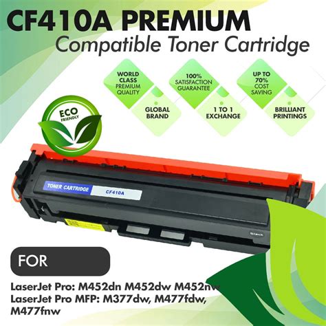 Hp Cf410a Black Premium Compatible Toner Cartridge Shopee Malaysia