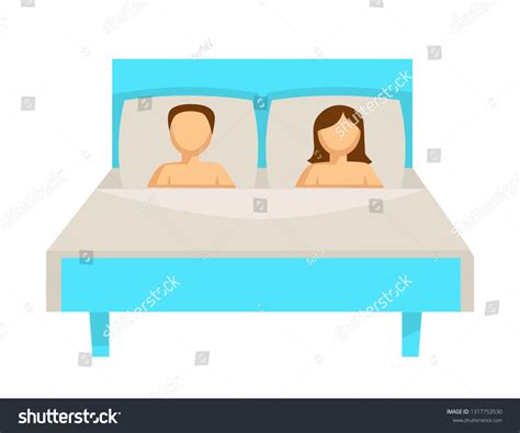 Hiv Aids Transmission Man Woman Naked Stock Vector Royalty Free Shutterstock