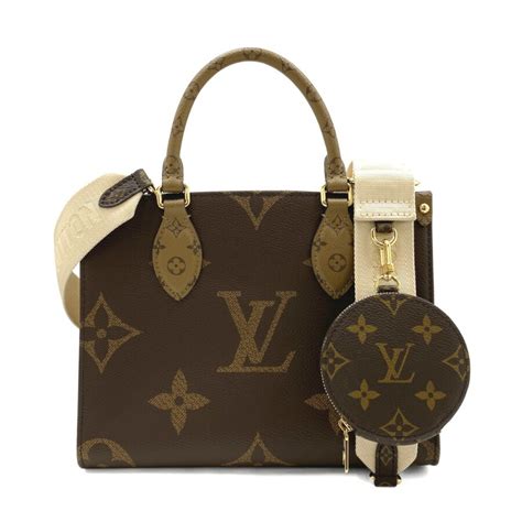 【楽天市場】ルイヴィトン Louis Vuitton オンザゴー Pm ハンドバッグ ショルダーバッグ 2way モノグラム And モノグラム･リバース キャンバス モノグラム･ジャイアント