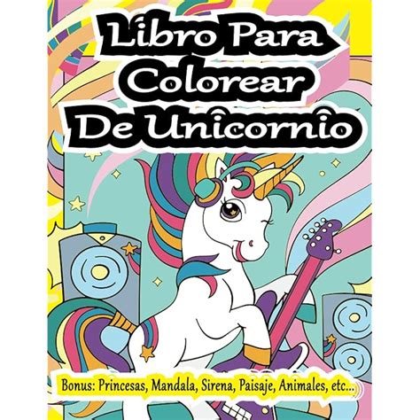 Buy Unicornio Libro Para Colorear Plantillas De Libros Para