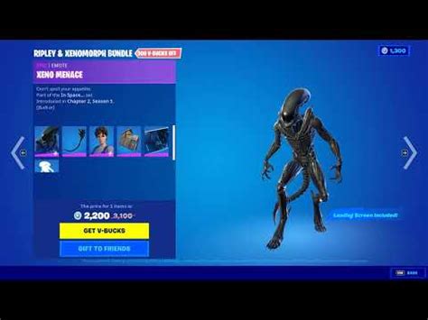 RIPLEY AND XENOMORPH RETURN Fortnite Item Shop September 27 2022