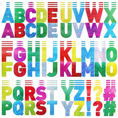 Snapklik Pcs Sheets Large Letter Stickers Inch