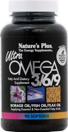 Natures Plus Ultra Omega 3 6 9 1200 Mg Softgels 90 Ct Smiths Food