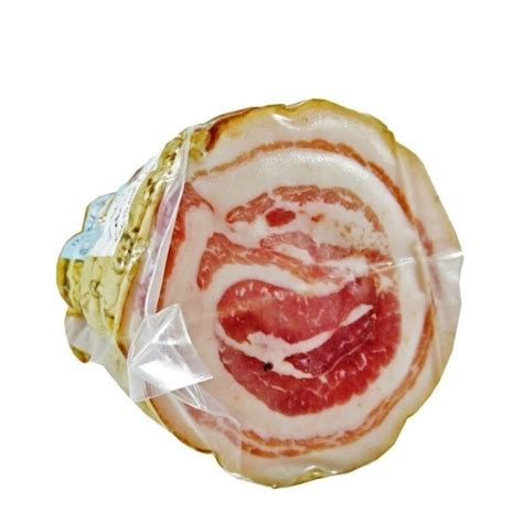 Rolled Pancetta With Pork Rind Bacon Piece 1 Kg Magnaparma