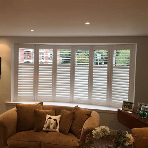 Full Height Curved Bay Window Shutters Absolute Shutters