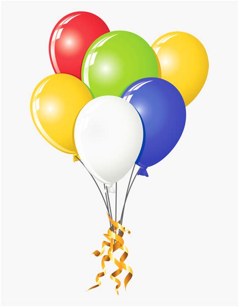 Ballons Png - Birthday Balloons Clipart, Transparent Png - kindpng