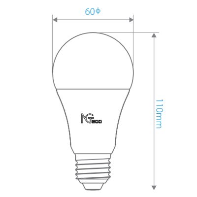 NGTECO NGL200 Foco LED Inteligente WiFi 9W Control Remoto vía App