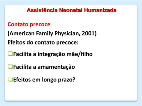 Assist Ncia Neonatal Humanizada Ppt Carregar