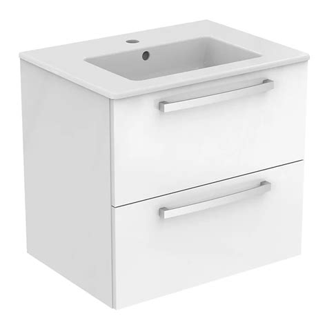 Ideal Standard White Vanity Unit And Basin Set W610mm H565mm Tradepoint