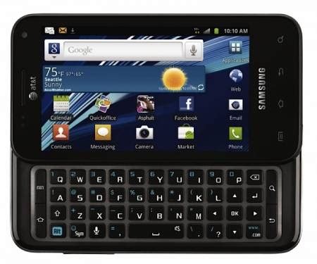 Смартфон Samsung Captivate Glide получил выдвижную QWERTY-клавиатуру
