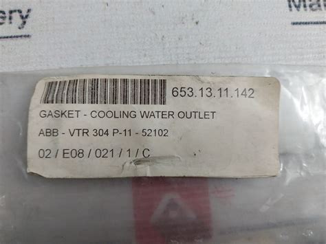 Klingersil Abb C Gasket Cooling Water Outlet Aeliya Marine