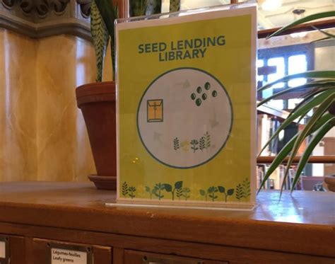 A seed library/catalog at the municipal library