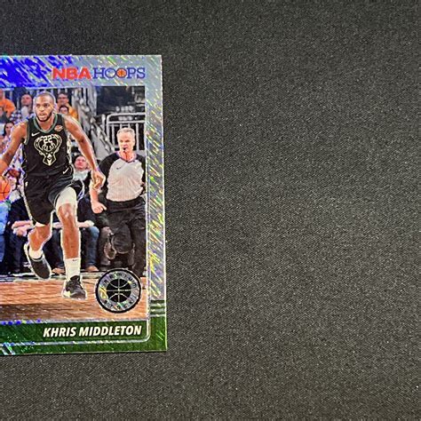 2019 20 Panini NBA Hoops Premium Stock Shimmer Prizm 107 Khris