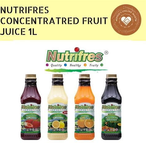 Nutrifres Fruit Juice Concentrate L Assorted Flavour Lazada